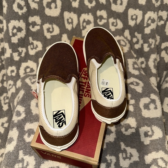 Vans Classic Slip-On Sneakers Desert Twill Brown/Beige New 🆕 & Never Worn 🥰 - Picture 12 of 17